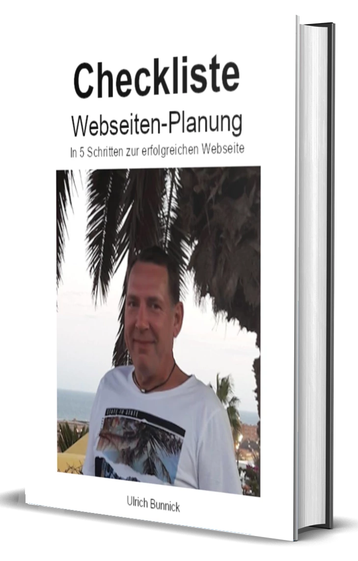 Buchcover: Checkliste zur Webseiten-Planung
